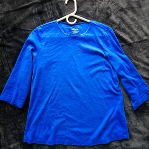 Blue Layer-friendly Top COMFY!